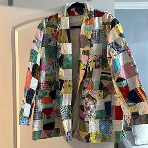 Vintage Quilt Jacket / size: small/medium